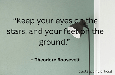 Theodore Roosevelt quote about ambition and grounding