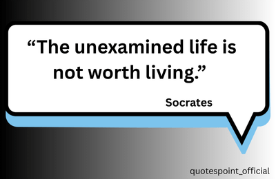 Socrates quote about living a meaningful life