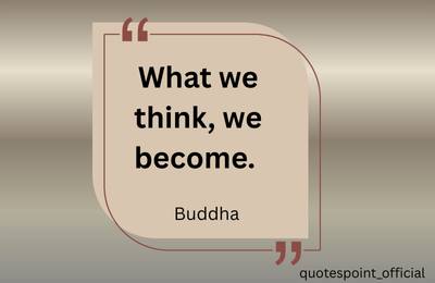 Buddha quote about the power of thoughts